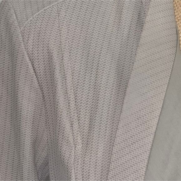 G.I.L.I. Got It Love It Elegant Gray Leather Waterfall Women's‎ Jacket Size 10 - Picture 9 of 12